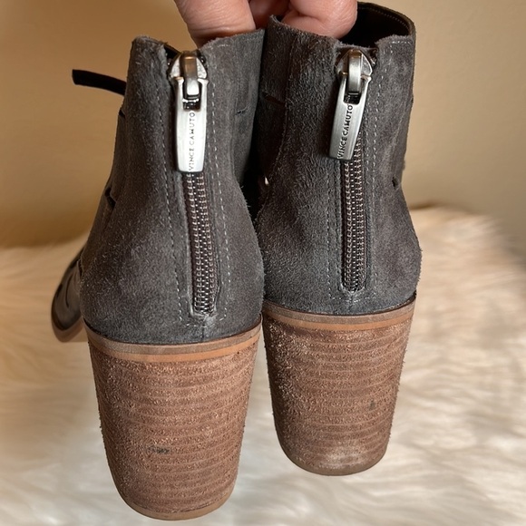 Vince Camuto Gray Open Toe Lace Shoes - Picture 6 of 14